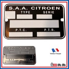 Plaque châssis pour CITROEN