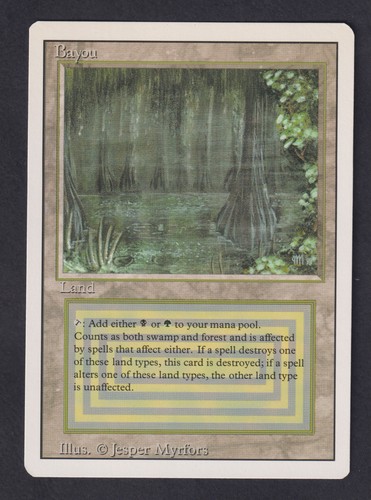 Magic mtg bayou revised - bayou,