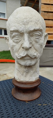Tete sculpter platre - tete, en