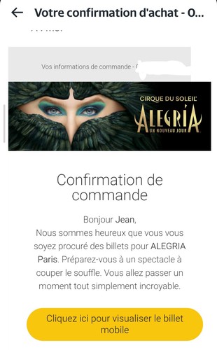 Billets côte à - 🎪,