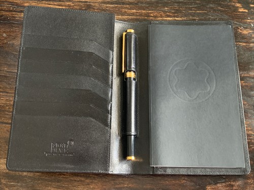 Montblanc wallet card document - card,