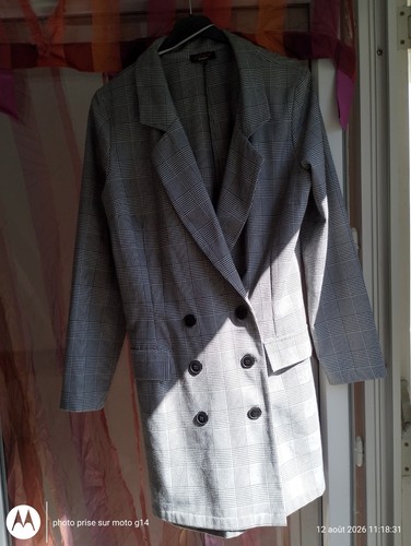 Bsb blazer femme gris à - bsb,