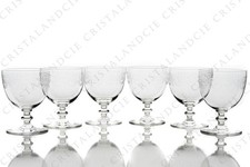 Six verres à eau n°2 Camilla par Baccarat. Six water glasses n°2 Camilla