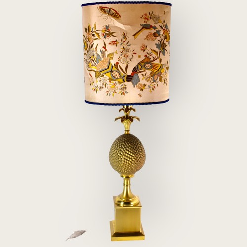 Lampe ananas vintage laiton - en,