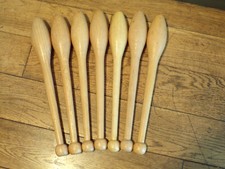 7 MASSUE JONGLAGE 200g-BOIS-CIRQUE-ANCIEN-QUILLE