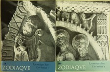 La musique dans l'art roman 1-2 (ZODIAQUE Cahiers de l'atelier 138-146) 1983/85