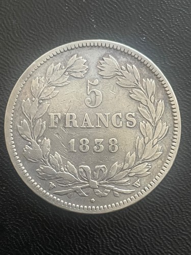 Piece argent 5 francs - de,