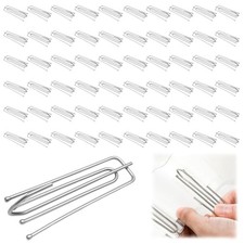 60 Pièces Crochets de Rideau