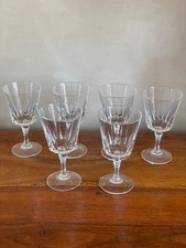 6 Verres à vin cristal