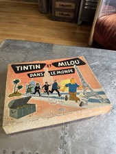 TINTIN ET MILOU DANS LE MONDE - JEU MONTBRISON - 1° SERIE - 1969 - COMPLET -