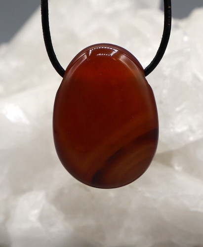 Carnéol cornaline pendentif - carnéol,