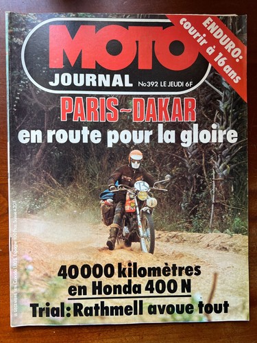 Moto journal 392 du - n°392,