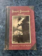 French postcards album - postcards, an