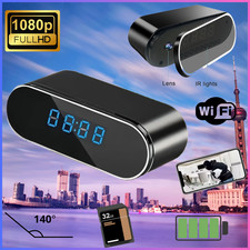 ​Réveil Caméra Invisible Discret WiFi - Full HD 1080p 