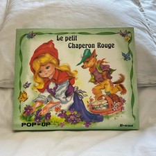 Livre Pop Up 3D Relief Luce Lagarde Le Petit Chaperon Rouge