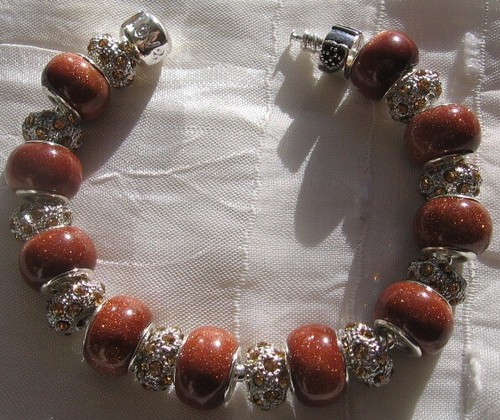 Bracelet marron européen - marron,