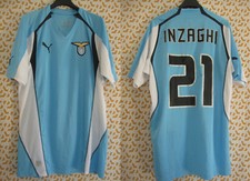 Maillot SS Lazio Lazio 2004 2005 Inzaghi #21 Jersey Calcio Puma - L
