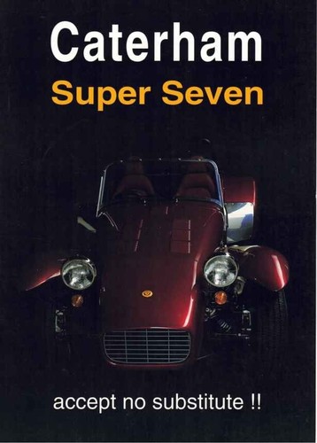 Catalogue brochure caterham - brochure,