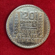 France - 20 Francs - Turin - 1933 - Argent