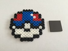 POKEBALL SUPER BALL POKEMON AIMANT PERLE A REPASSER HAMA DECORATION PIXEL ART