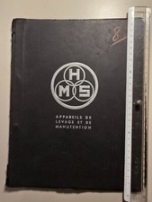 Catalogue H.M.S. Heuze Malevez Simon grue treuil pont roulant mine industrie