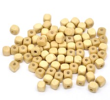 20 perles Cube en bois 8mm
