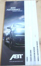 ABT Tuning AUDI R8 S RS Catalogue Brochure Prospekt Folder Documentation English