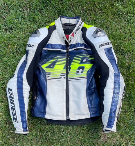 Dainese vr46 leather jacket - dainese,