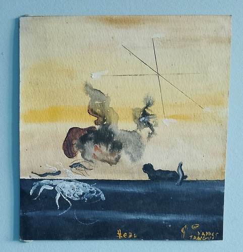 Aquarelle art brut - aquarelle, hommage