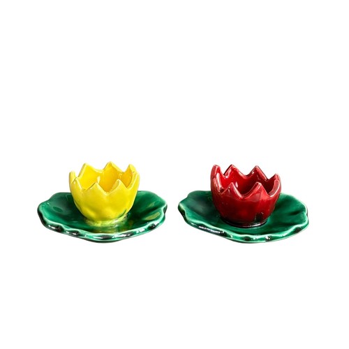 Paire coquetiers nénuphars - paire, de