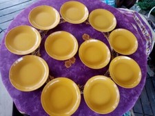 11 Assiettes Creuses Jaunes en