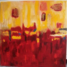 Tableau contemporain abstrait