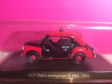 SUPERBE RENAULT 4CV POLICE MONEGASQUE R1062 1956 ech 1/43 NEUF SOUS BLISTER H3