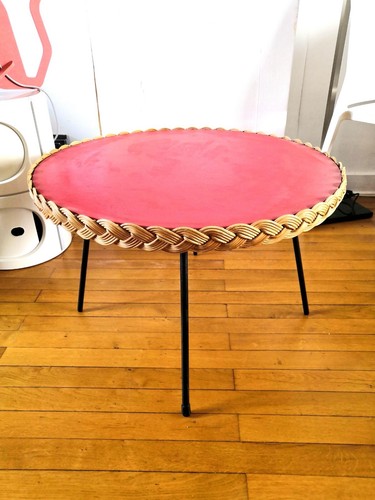 Table basse osier métal - basse,
