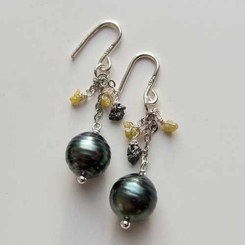 Boucles oreilles perles - d'oreilles, en