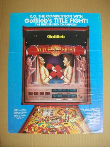 Flyer flipper gottlieb - flipper,