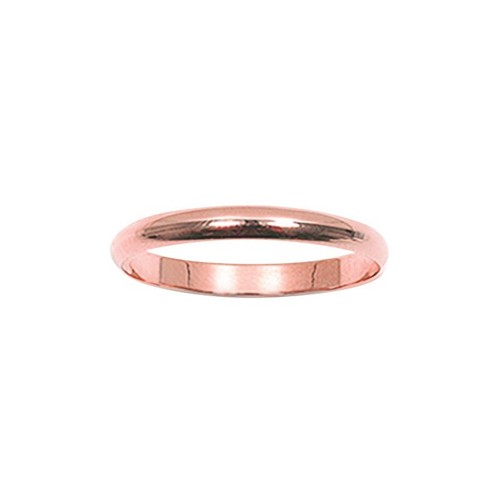 Bague alliance demi jonc