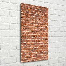 Tulup Tableau Sur Verre Trempé Image 70x140 - Mur de briques