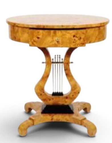 Guéridon rond art déco en - rond,