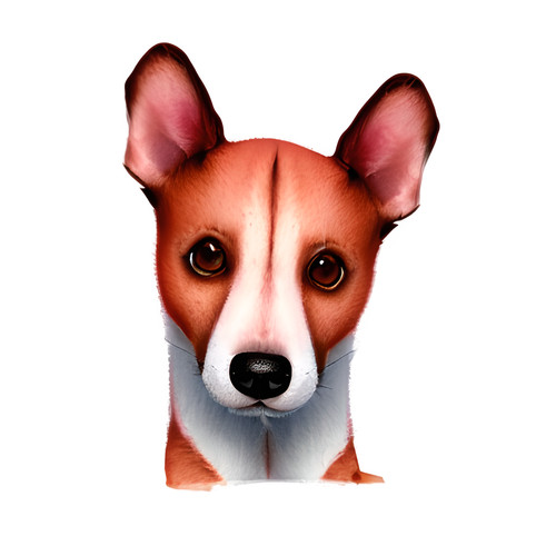 Autocollants xxl basenji - autocollants,