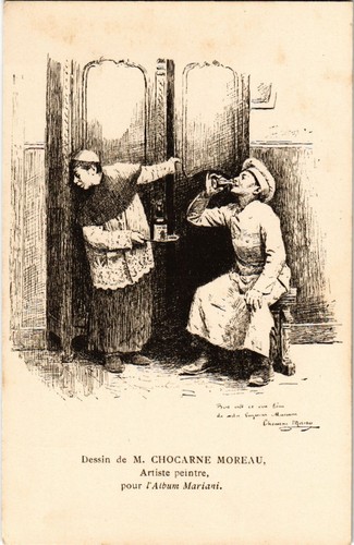 Cpa mariani dessin - mariani,,
