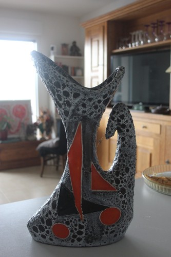 Superbe vase cruche - pichet, en