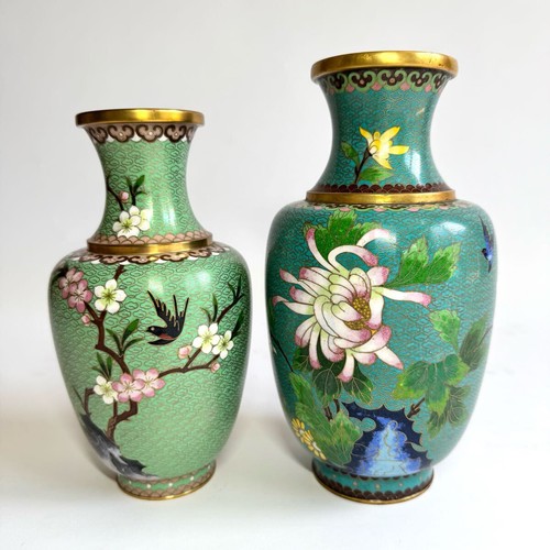 Lot vases cloisonnés - de,
