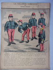 La Galerie Comique de Gustave Frison : " La Caserne " fin XIXe