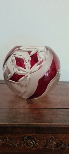 Vase boule boheme art - art, deco
