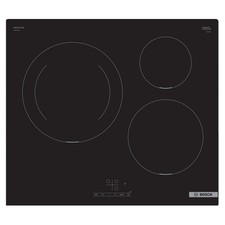 bosch table de cuisson à induction 60cm 3 feux noir PUJ611BB5E série 4