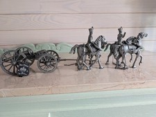 Canon de Gribeauval complet attelé - ETAINS DU PRINCE-Empire-Napoléon