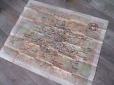 Grand plan metro paris 1947 - plan, de