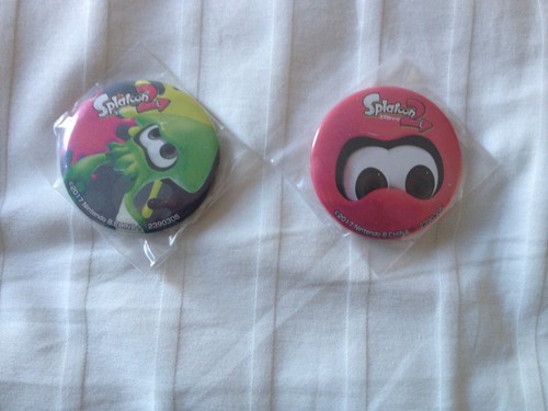 Deux badges splatoon - badges, 2