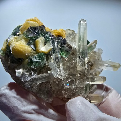 Fluorite fantôme opale - fantôme,,